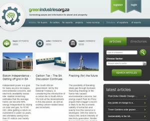 Greenindustries.org.za Website